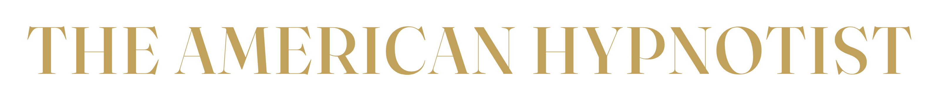 Wordmark in Gold